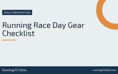 Running Race Day Gear Checklist